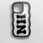 Bubble Custom iPhone Case - Black