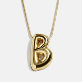 Bubble Initial Necklace