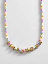Bead Mine Kids' Custom Name Necklace - Light Multi