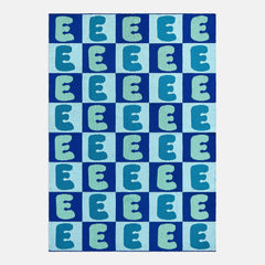 Bubble On Repeat Custom Blanket - Dark Blue/Light Blue