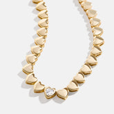 18K Gold Daphne Tennis Necklace - Gold/Pavé