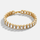 Bianca Tennis Bracelet - Emerald Bezel