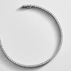 Billie Sterling Silver Tennis Bracelet - Sterling Silver