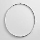Billie Sterling Silver Tennis Necklace - Sterling Silver