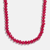 Bead-azzled Kids Necklace - Hot Pink