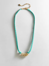 Bubble Letter Custom Paracord Necklace - Turquoise