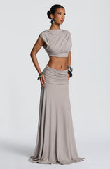 Amara Top - Light Grey