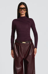 Glenda Pants - Plum