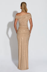 Sterling Maxi Skirt - Gold