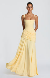 Sura Maxi Dress - Lemon