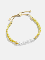 Acrylic Kids' Custom Nameplate Bracelet - Clear