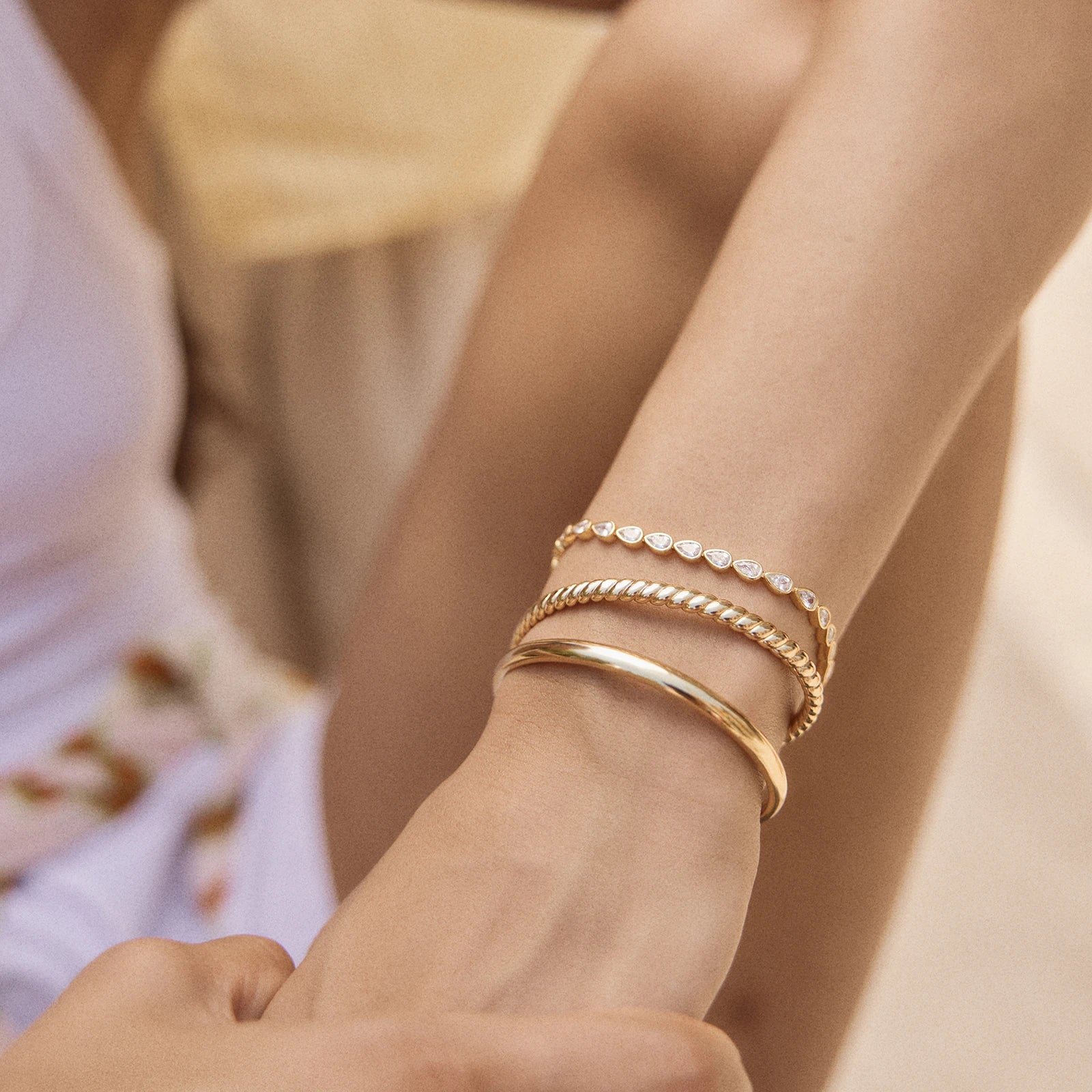 Arlo Cuff Bracelet Set - Classic Cuff Set