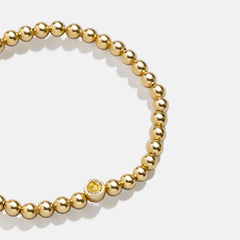 18K Gold Birthstone Pisa Bracelet - Topaz