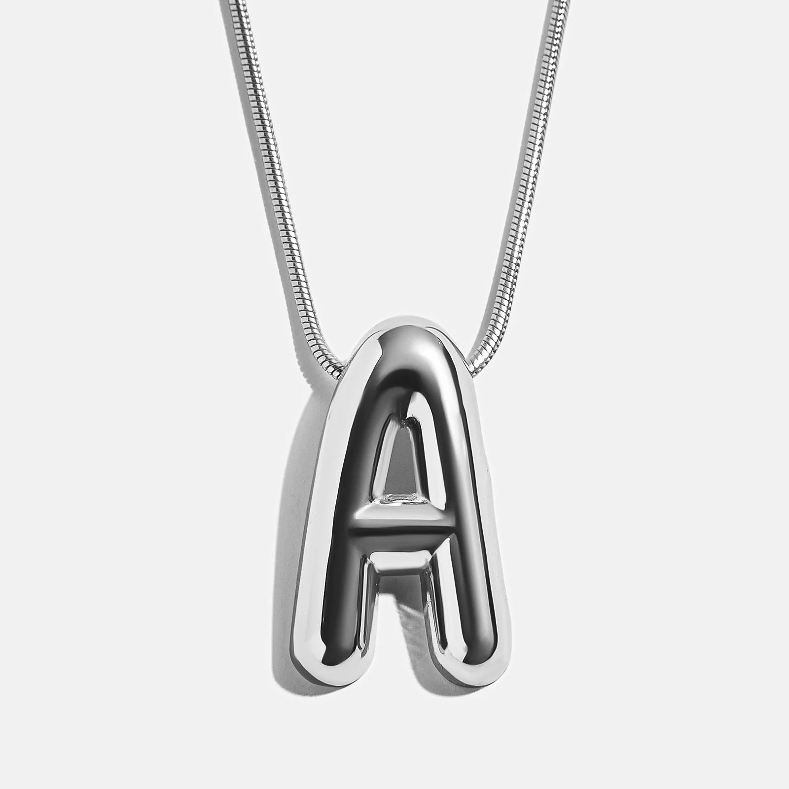 Bubble Initial Necklace