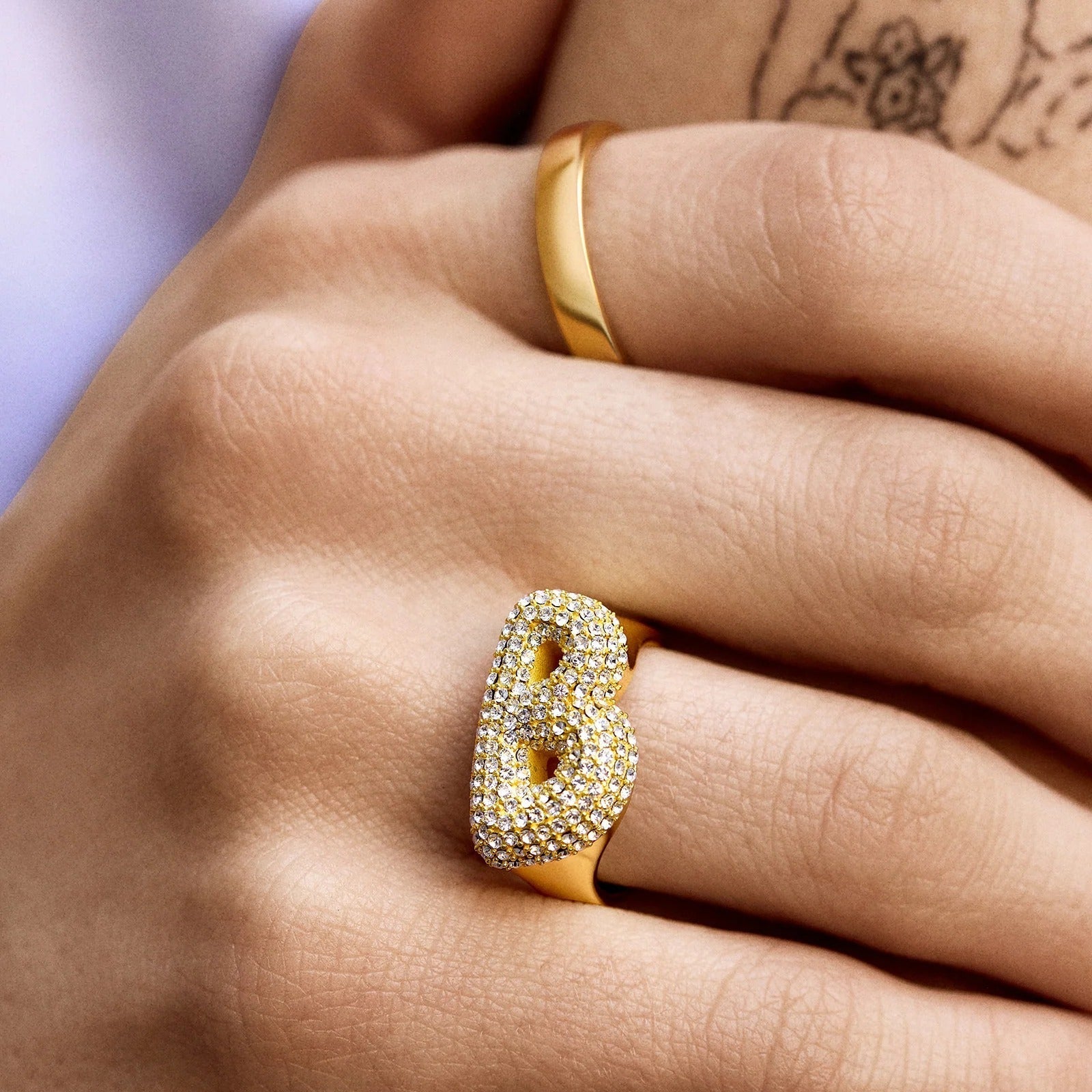 Bubble Initial Ring - L