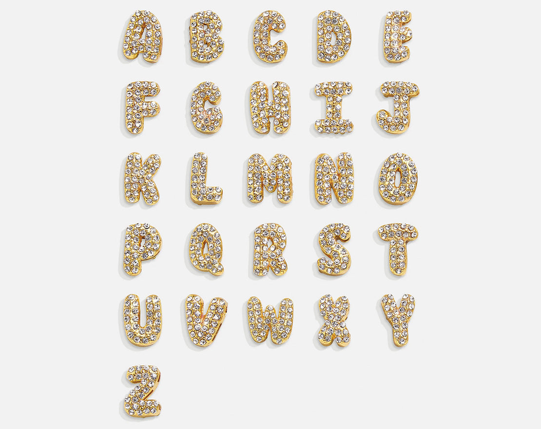 Bubble Letter Custom Necklace - Small Bubble Letter