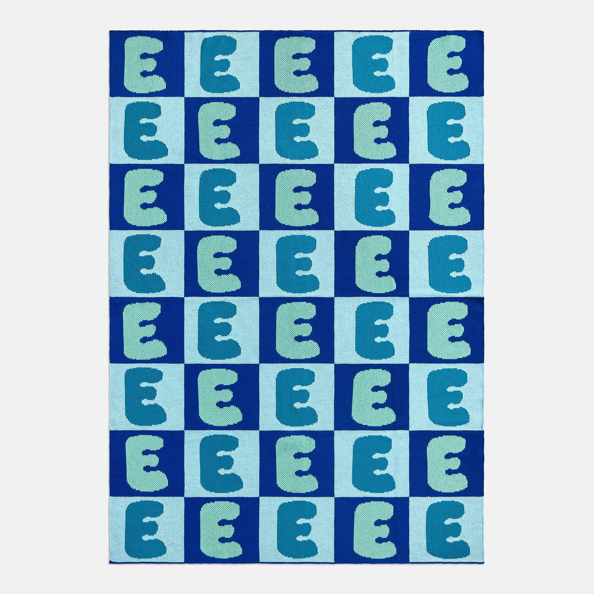 Bubble On Repeat Custom Blanket - Dark Blue/Light Blue