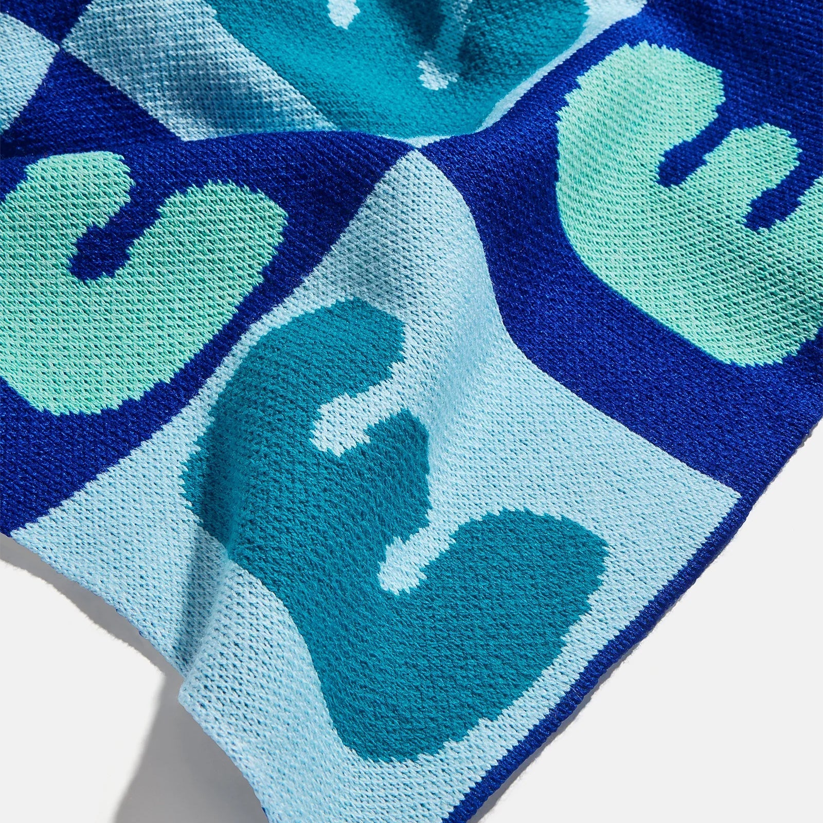 Bubble On Repeat Custom Blanket - Dark Blue/Light Blue