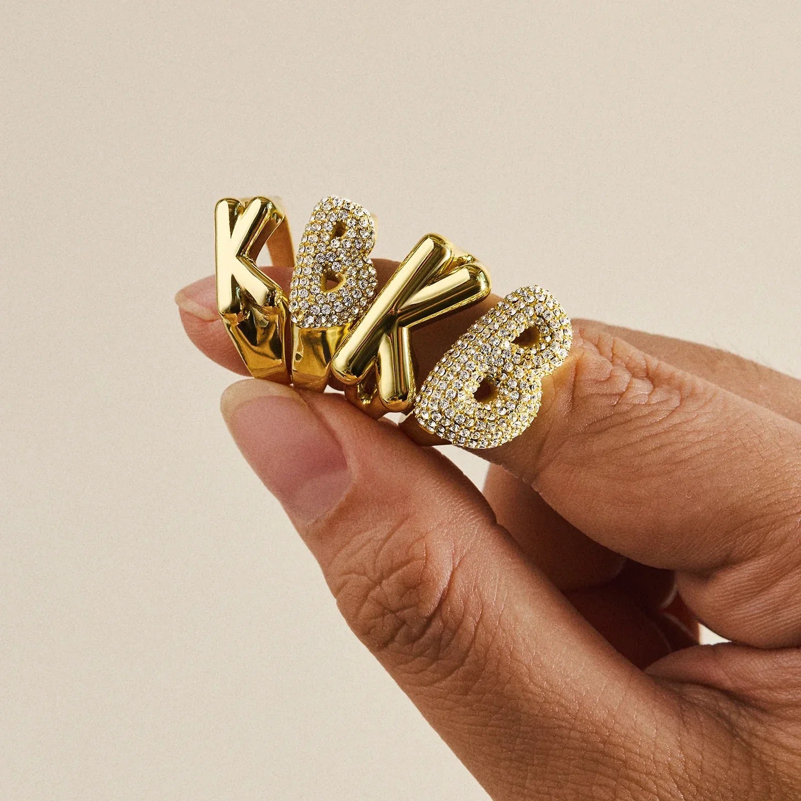 Bubble Initial Ring - L