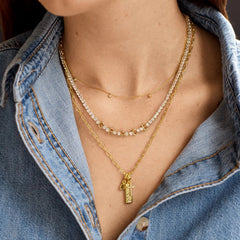 Bennett Custom Tennis Necklace - Standard