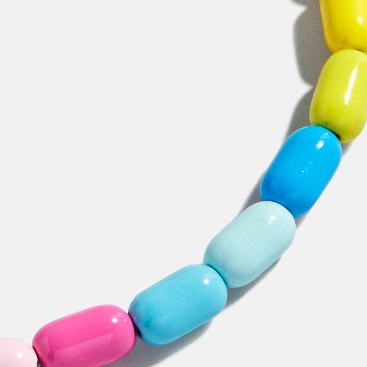 Brighten Up Enamel Beaded Bracelet - Jelly Beans