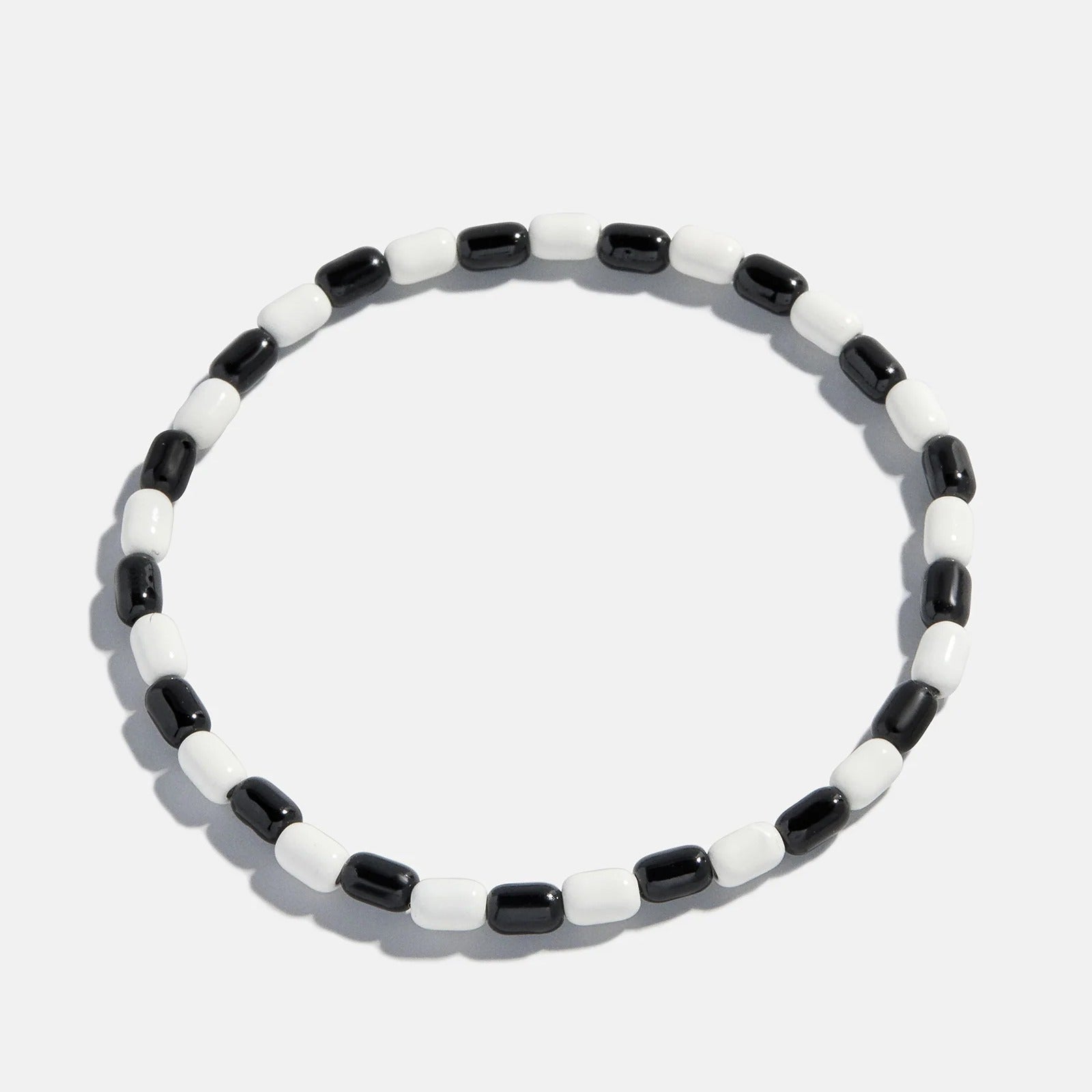 Brighten Up Enamel Beaded Bracelet - Licorice Twist