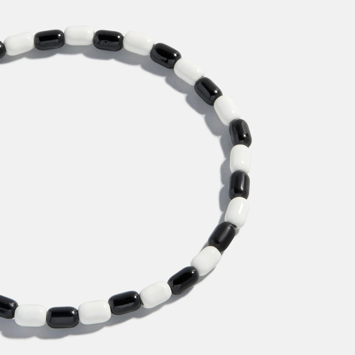 Brighten Up Enamel Beaded Bracelet - Licorice Twist