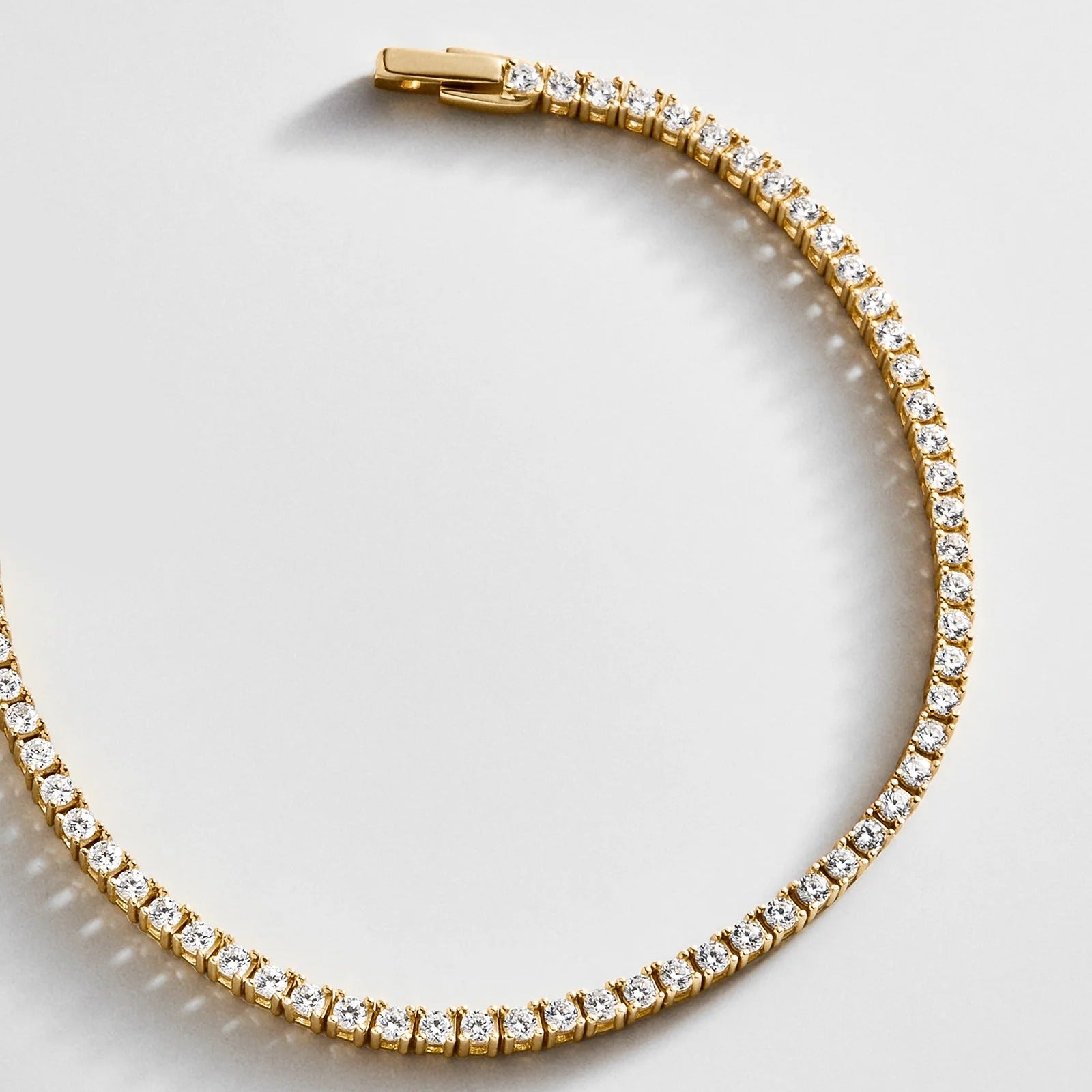 Billie Gold Tennis Bracelet - Gold Plated Brass