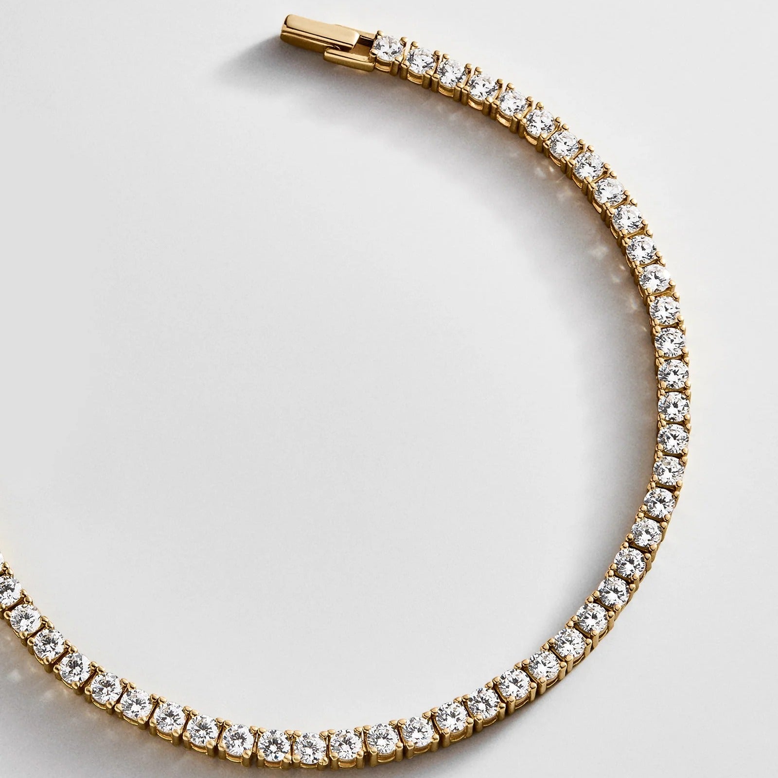 Billie 18K Gold Tennis Bracelet - 18K Gold Plated Sterling Silver