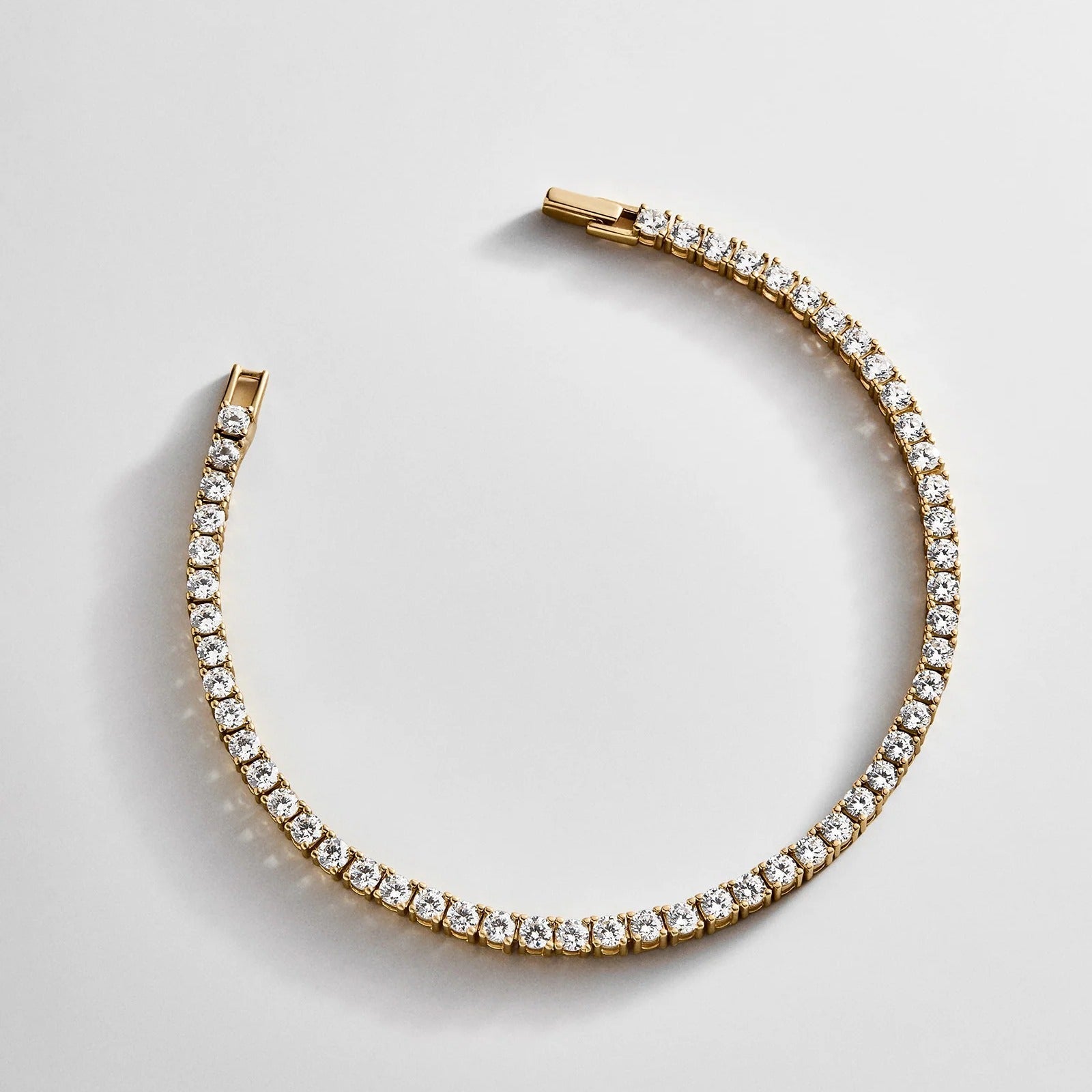 Billie Gold Tennis Bracelet - Gold Plated Brass