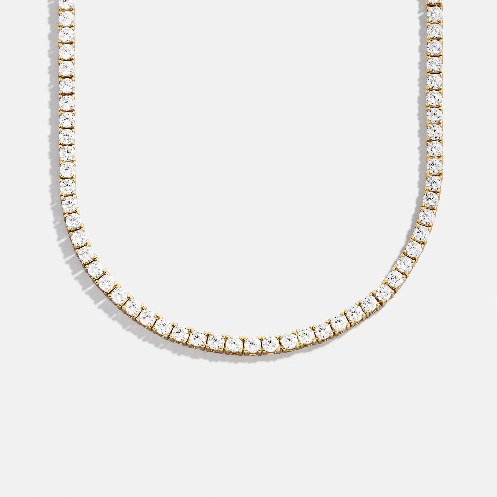 Billie 18K Gold Tennis Necklace - 18K Gold Plated Sterling Silver