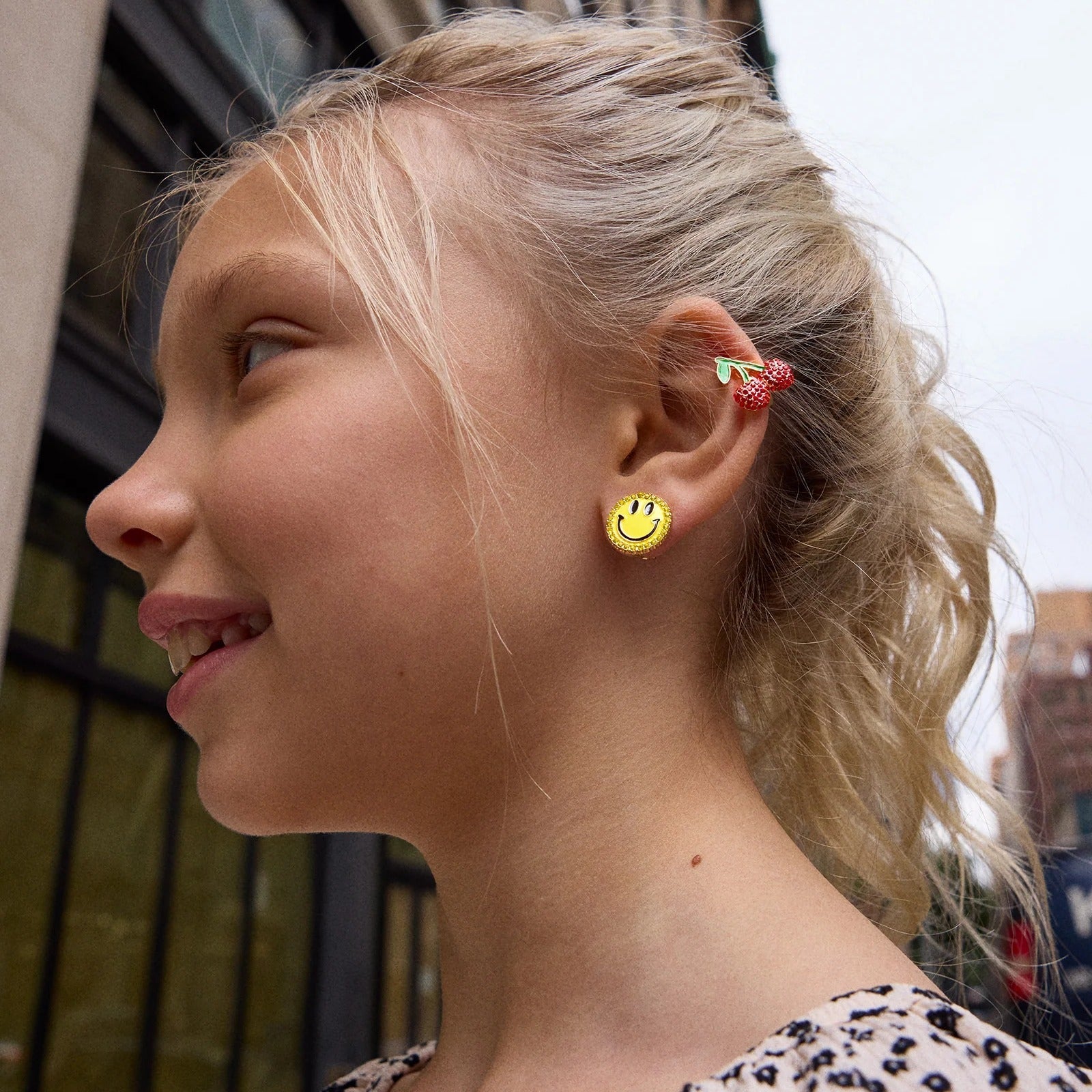 Cherry On Top Kids' Clip-On Earring Set - Cherry On Top