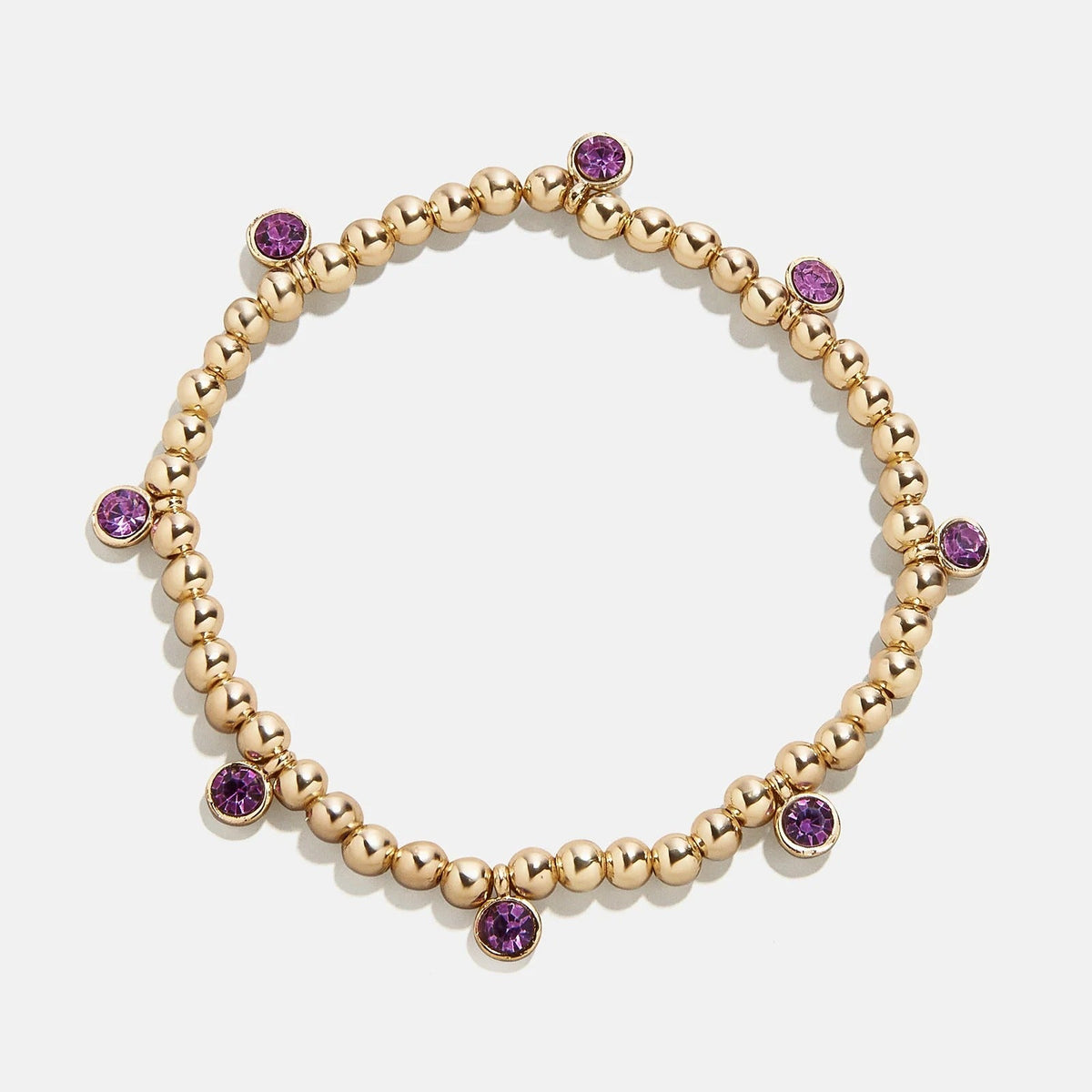 Birthstone Pisa Bracelet - Amethyst