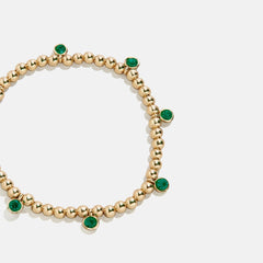 Birthstone Pisa Bracelet - Emerald