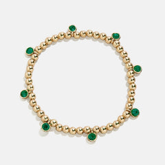 Birthstone Pisa Bracelet - Emerald