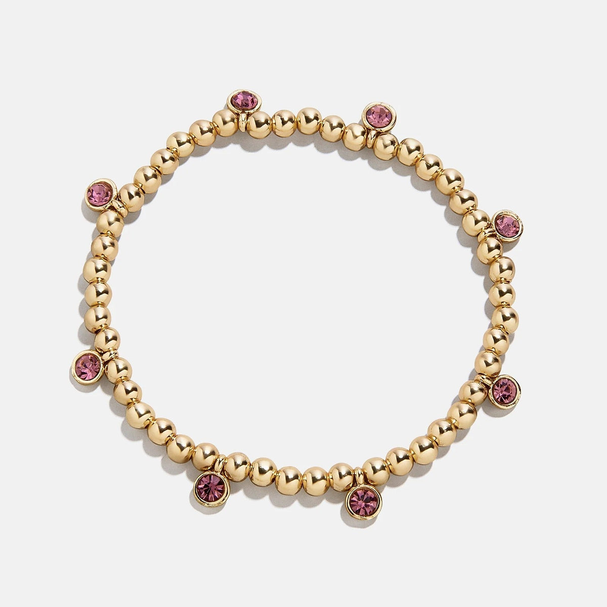 Birthstone Pisa Bracelet - Light Amethyst