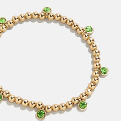 Birthstone Pisa Bracelet - Peridot