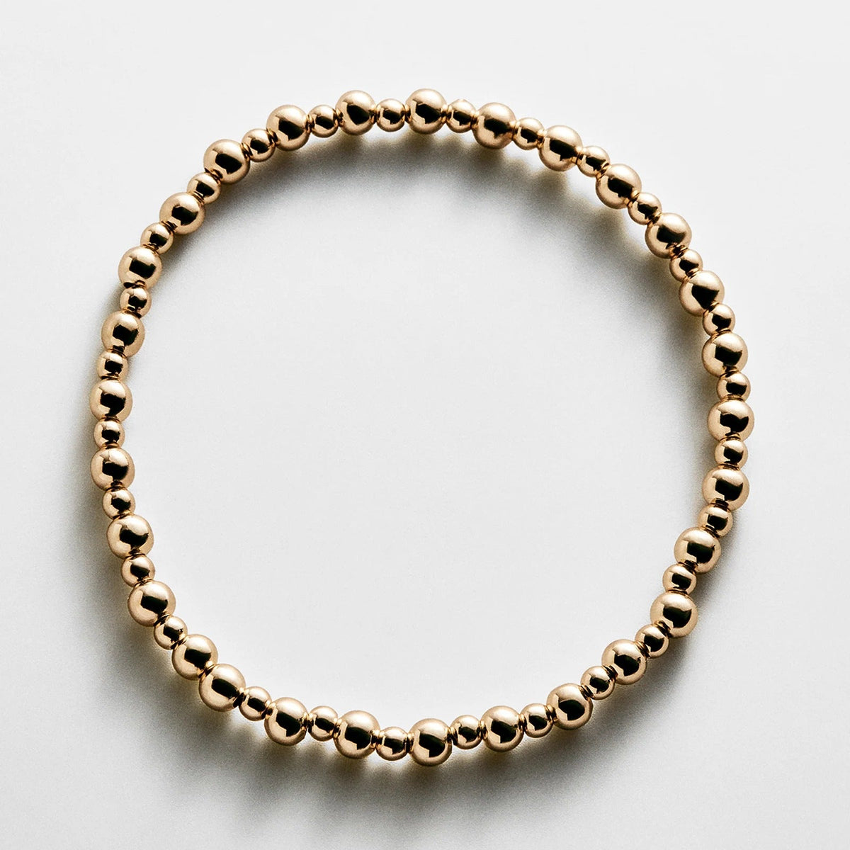 Chelsea Pisa Bracelet - 3MM/4MM Alternating Gold Pisa