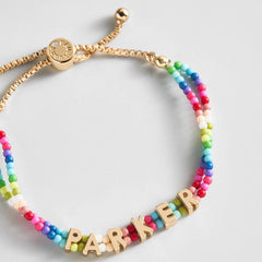 Bead Mine Kids' Custom Name Bracelet - Multi
