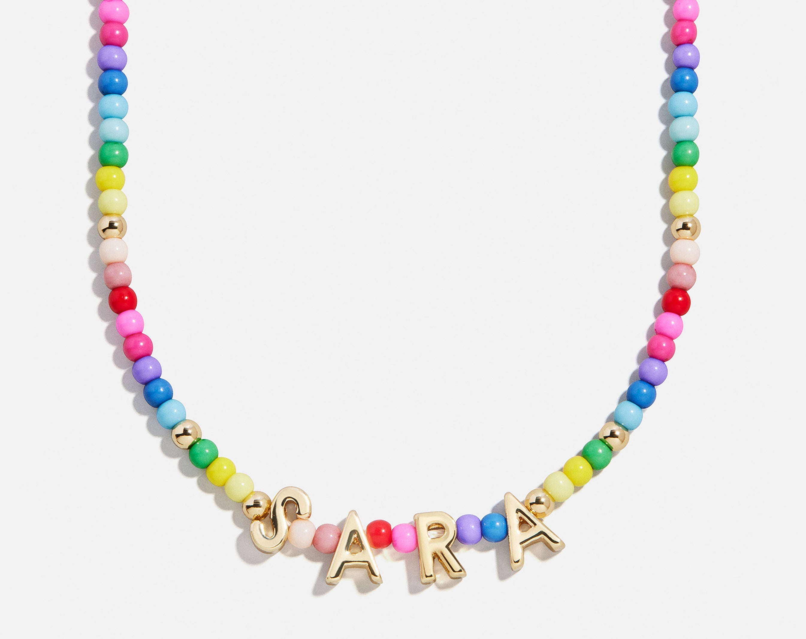 Bead Mine Kids' Custom Name Necklace - Multi