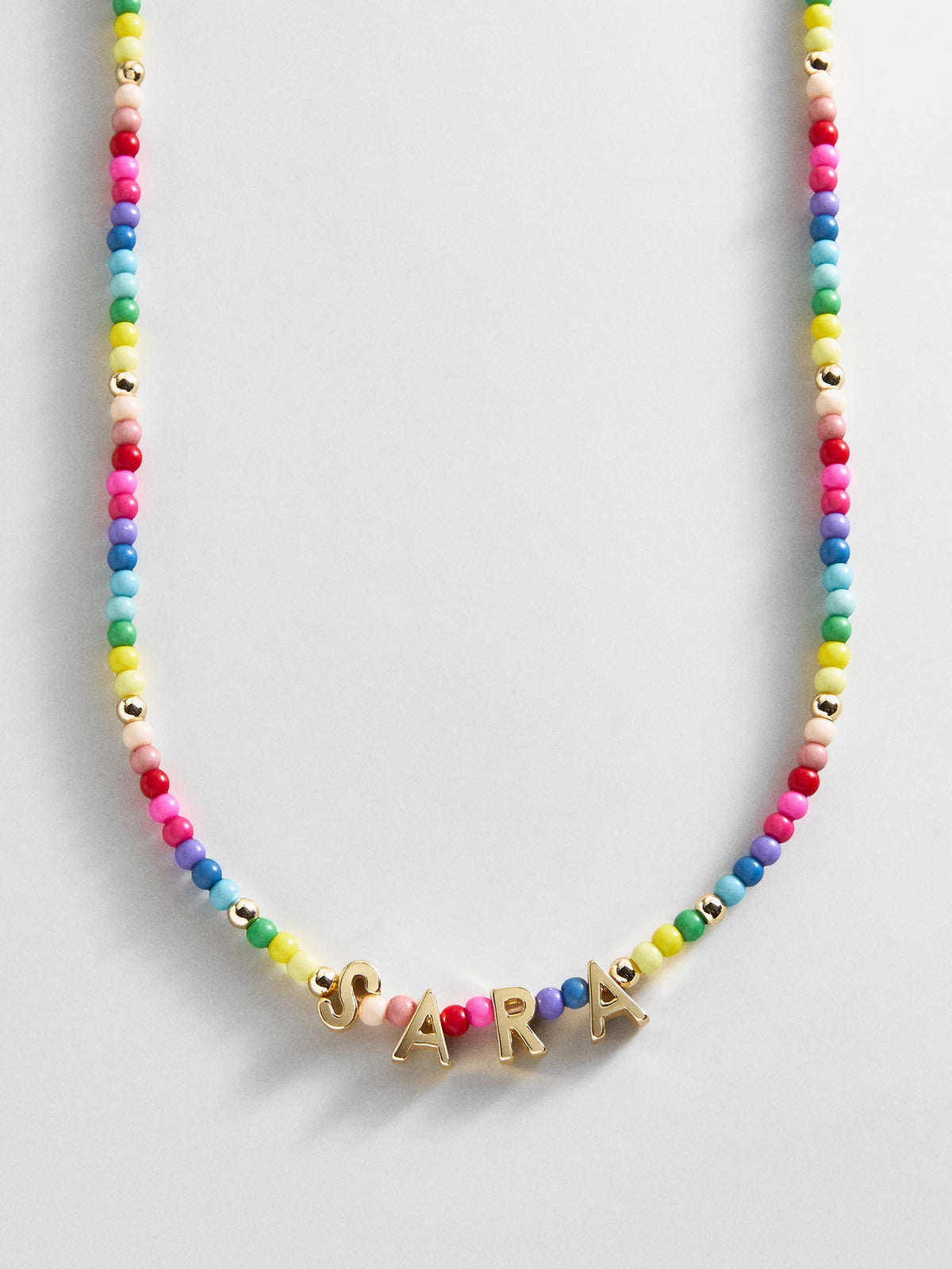 Bead Mine Kids' Custom Name Necklace - Multi
