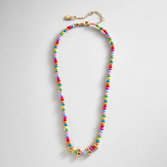 Bead Mine Kids' Custom Name Necklace - Dark Multi