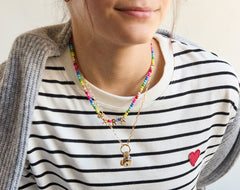 Bead Mine Kids' Custom Name Necklace - Multi