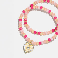 Bead Party Kids Bracelet Set - Heart