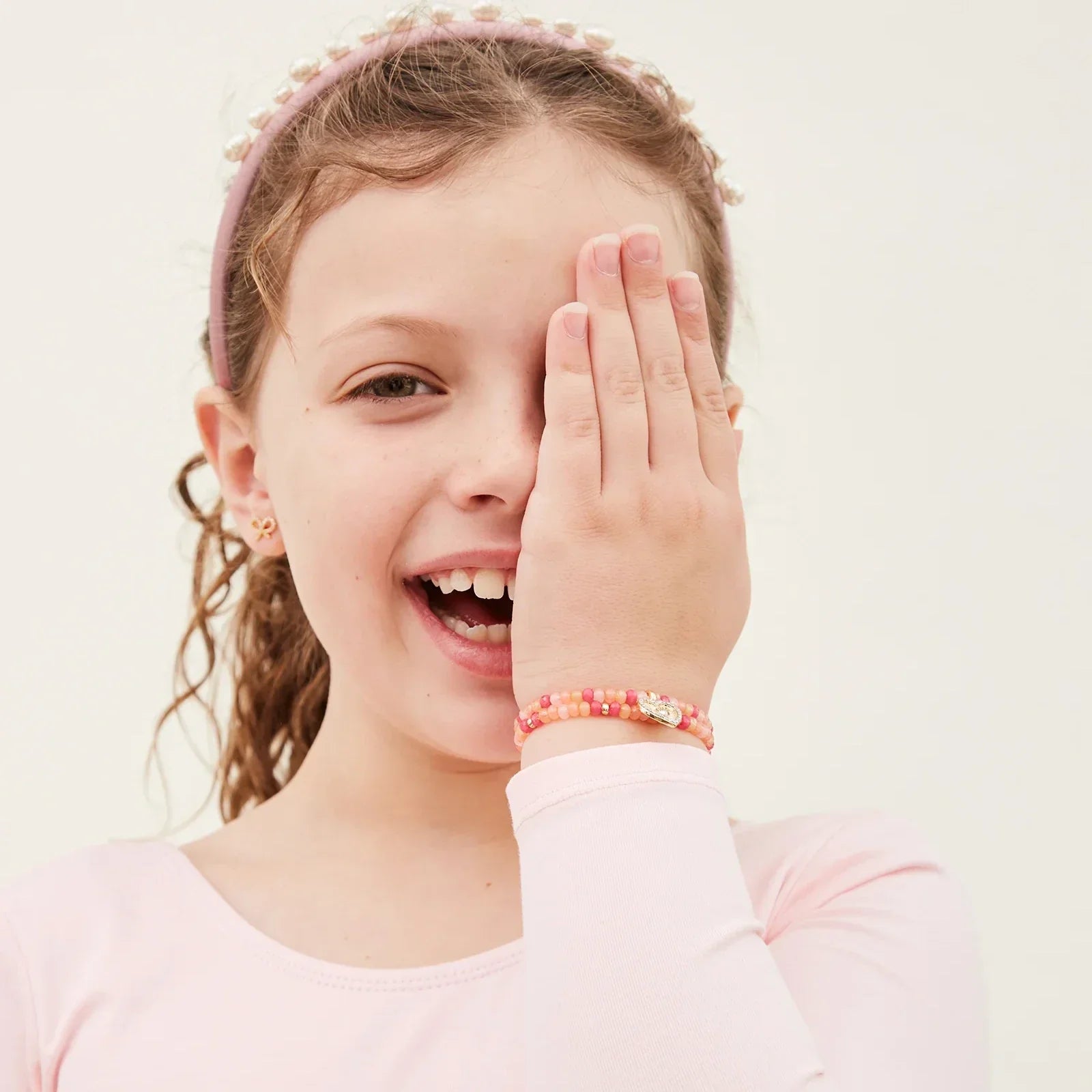 Bead Party Kids Bracelet Set - Heart