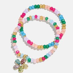 Bead Party Kids Bracelet Set - Flower