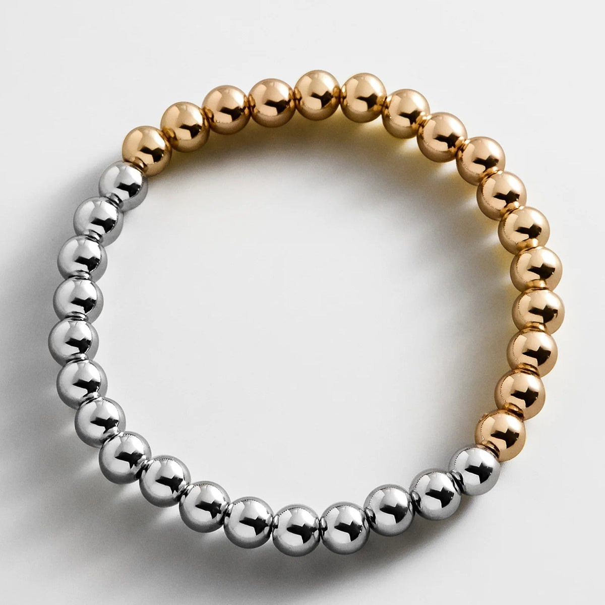 Chelsea Pisa Bracelet - Half Gold/Half Silver