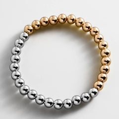 Chelsea Pisa Bracelet - Half Gold/Half Silver