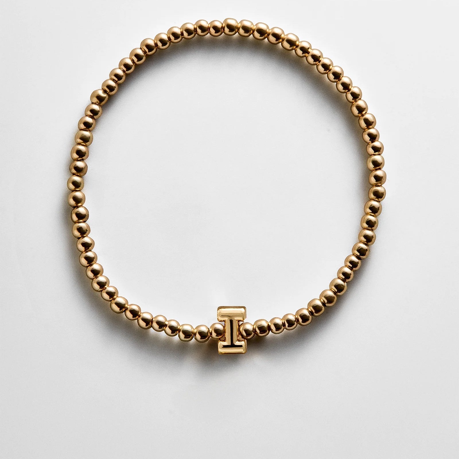 Bubble Letter Pisa Bracelet - Initial Pisa Bracelet