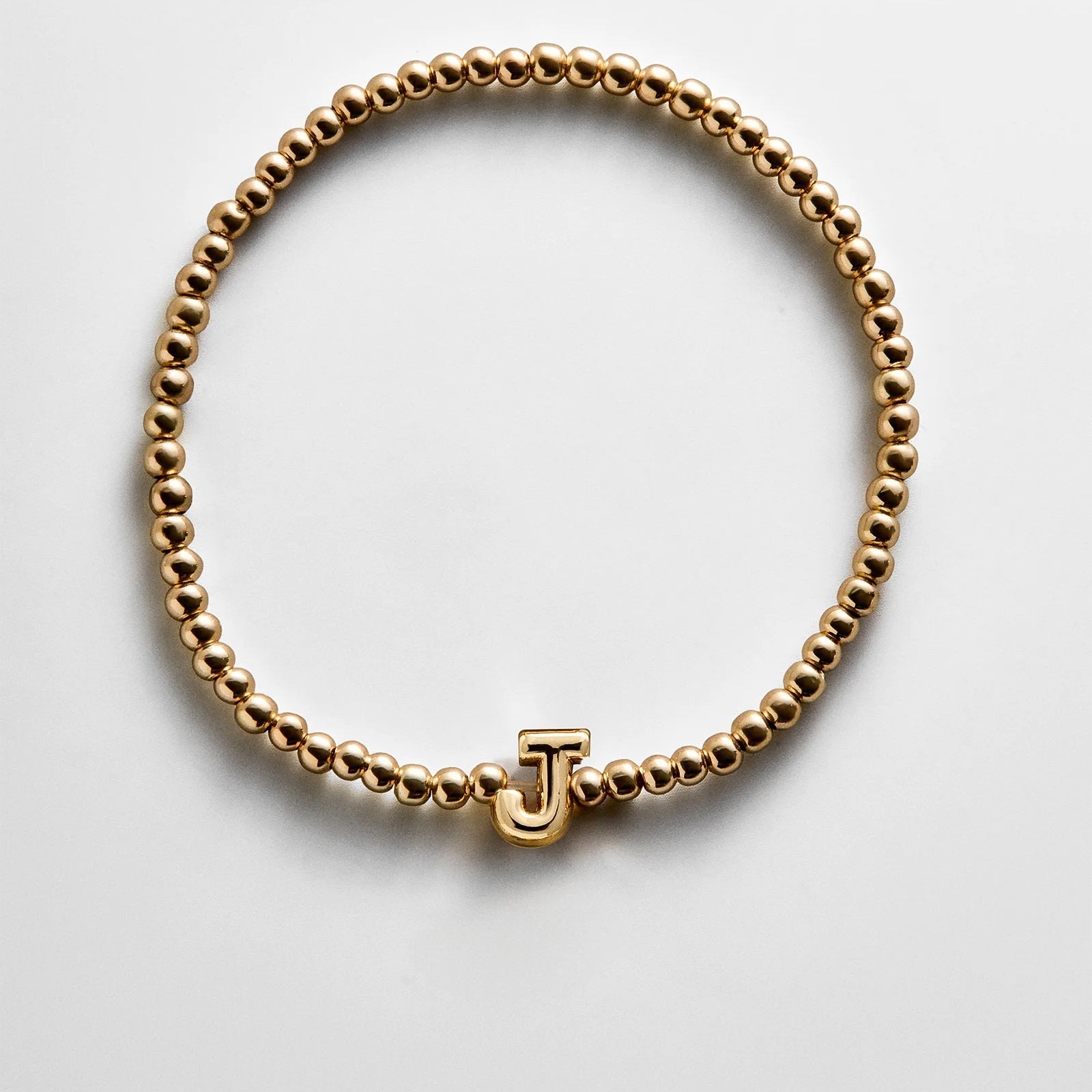 Bubble Letter Pisa Bracelet - Initial Pisa Bracelet